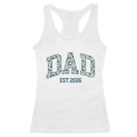 Promoted To Dad Est 2026 Racerback Tank Top Camo Fishing New Dad Gift