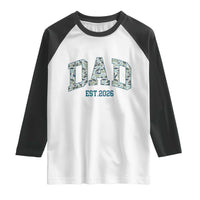 Promoted To Dad Est 2026 Raglan Shirt Camo Fishing New Dad Gift