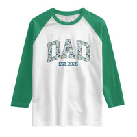 Promoted To Dad Est 2026 Raglan Shirt Camo Fishing New Dad Gift