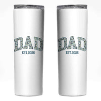 Promoted To Dad Est 2026 Skinny Tumbler Camo Fishing New Dad Gift