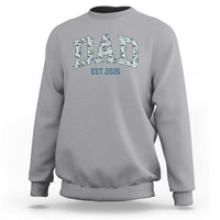 Promoted To Dad Est 2026 Sweatshirt Camo Fishing New Dad Gift