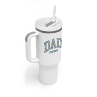Promoted To Dad Est 2026 Tumbler With Handle Camo Fishing New Dad Gift
