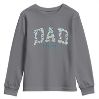 Promoted To Dad Est 2026 Youth Sweatshirt Camo Fishing New Dad Gift