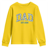 Promoted To Dad Est 2026 Youth Sweatshirt Camo Fishing New Dad Gift