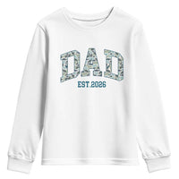 Promoted To Dad Est 2026 Youth Sweatshirt Camo Fishing New Dad Gift