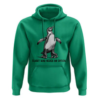 Flight Was Never An Option Hoodie Funny Penguin Roller Skates
