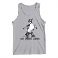 Flight Was Never An Option Tank Top Funny Penguin Roller Skates