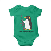 Funny Penguin Lover Gift Baby Onesie Flight Was Never An Option
