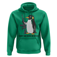 Funny Penguin Lover Gift Hoodie Flight Was Never An Option