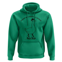 Funny Silly Goose Roller Skater Hoodie Flight Was Never An Option