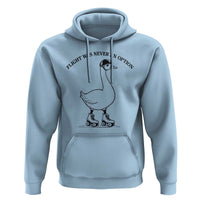 Funny Silly Goose Roller Skater Hoodie Flight Was Never An Option