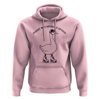 Funny Silly Goose Roller Skater Hoodie Flight Was Never An Option