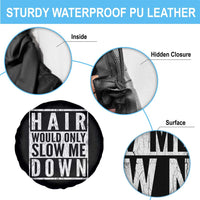 Funny Bald Men Gift Spare Tire Cover Hair Would Only Slow Me Down