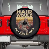 Funny Bald Bigfoot Spare Tire Cover Hair Would Only Slow Me Down