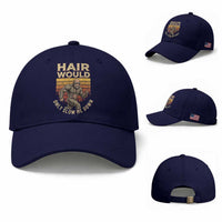 Funny Bald Bigfoot Baseball Cap Hair Would Only Slow Me Down