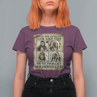 Indigenous Peoples Day T Shirt For Women Unless Your Ancestors Look Like This Youre Immigrant