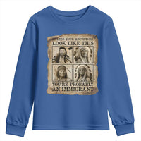 Indigenous Peoples Day Youth Sweatshirt Unless Your Ancestors Look Like This Youre Immigrant