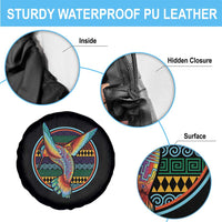 Colorful Geometric Tribal Hummingbird Spare Tire Cover Southwest Pattern Graphic