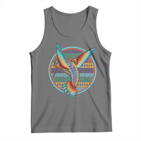 Colorful Geometric Tribal Hummingbird Tank Top Southwest Pattern Graphic