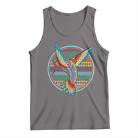 Colorful Geometric Tribal Hummingbird Tank Top Southwest Pattern Graphic