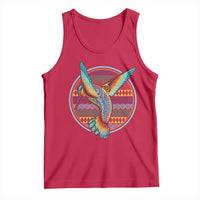 Colorful Geometric Tribal Hummingbird Tank Top Southwest Pattern Graphic