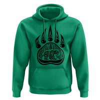 Native Inspired Alaska Grizzly Bear Hoodie Pacific Northwest Pride