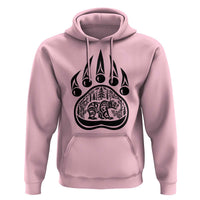 Native Inspired Alaska Grizzly Bear Hoodie Pacific Northwest Pride