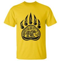 Native Inspired Alaska Grizzly Bear T Shirt Pacific Northwest Pride