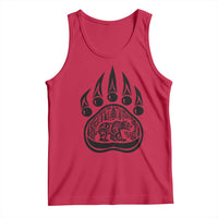 Native Inspired Alaska Grizzly Bear Tank Top Pacific Northwest Pride