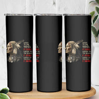 Listen To The Wind Listen To The Silence Skinny Tumbler Native American Wisdom