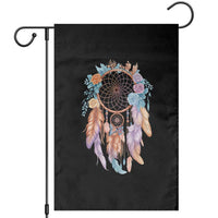 Dream Catcher Colorful Boho Floral Feather Graphic Garden Flag
