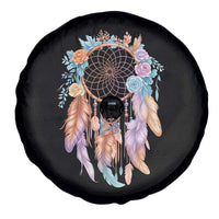 Dream Catcher Colorful Boho Floral Feather Graphic Spare Tire Cover
