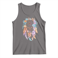 Dream Catcher Colorful Boho Floral Feather Graphic Tank Top