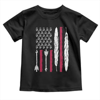 Vintage Native American Flag Toddler T Shirt Dreamcatcher And Feather Graphic