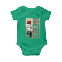 Proud Native American Flag Baby Onesie Tribal Sunflower Indigenous Peoples Day Gift