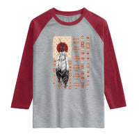 Proud Native American Flag Raglan Shirt Tribal Sunflower Indigenous Peoples Day Gift