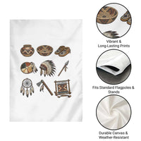 Indigenous Cultural Artifacts Garden Flag Native American Heritage Graphic
