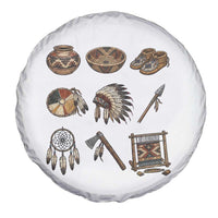 Indigenous Cultural Artifacts Spare Tire Cover Native American Heritage Graphic