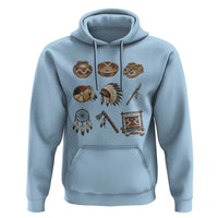 Indigenous Cultural Artifacts Hoodie Native American Heritage Graphic
