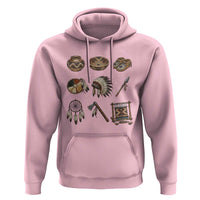 Indigenous Cultural Artifacts Hoodie Native American Heritage Graphic