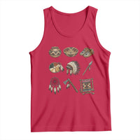 Indigenous Cultural Artifacts Tank Top Native American Heritage Graphic