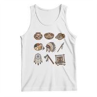 Indigenous Cultural Artifacts Tank Top Native American Heritage Graphic