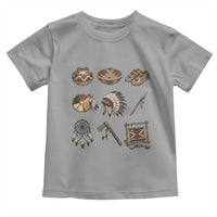 Indigenous Cultural Artifacts Toddler T Shirt Native American Heritage Graphic
