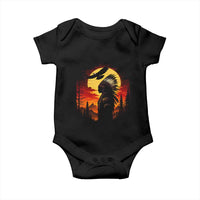 Vintage Native American Warrior Baby Onesie Indigenous Heritage Pride