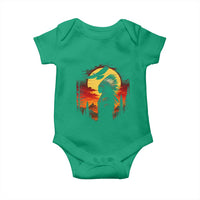 Vintage Native American Warrior Baby Onesie Indigenous Heritage Pride