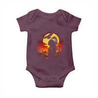 Vintage Native American Warrior Baby Onesie Indigenous Heritage Pride