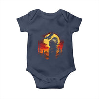 Vintage Native American Warrior Baby Onesie Indigenous Heritage Pride