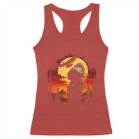 Vintage Native American Warrior Racerback Tank Top Indigenous Heritage Pride