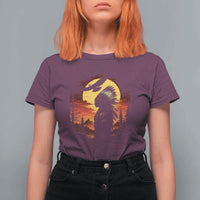 Vintage Native American Warrior T Shirt For Women Indigenous Heritage Pride
