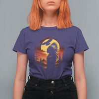 Vintage Native American Warrior T Shirt For Women Indigenous Heritage Pride